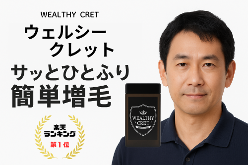 【ウェルシークレット】 - サッとひとふり簡単増毛